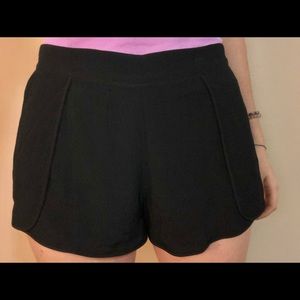 Black Wilfred silk shorts, never worn!